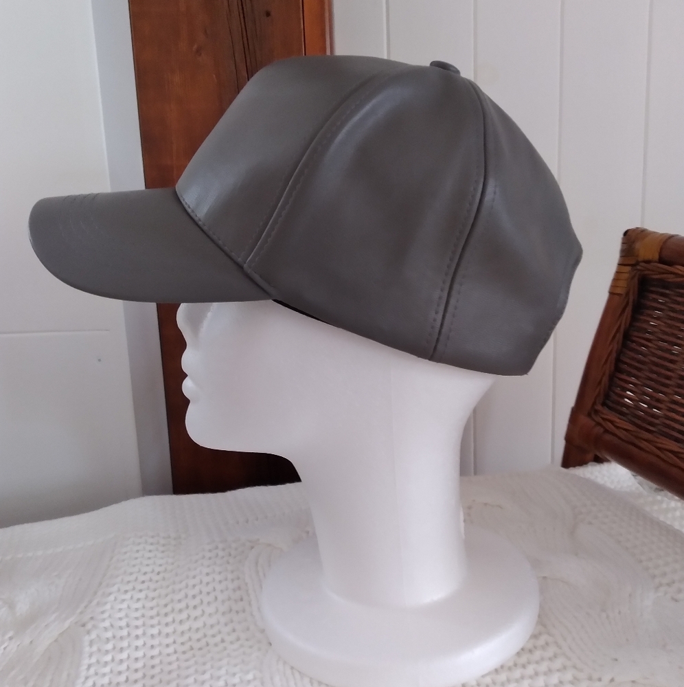 Pleather Cap